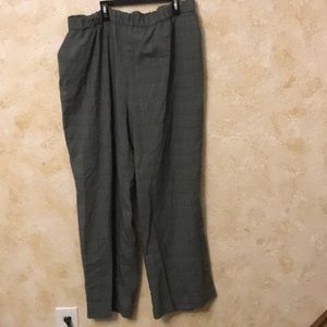 Nice plus size plaid dress pants